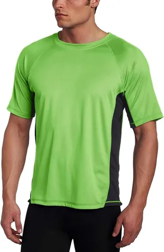 Vista 17 de Kanu Surf Camiseta de natación de manga corta UPF 50 para hombre (tallas regulares y extendidas)