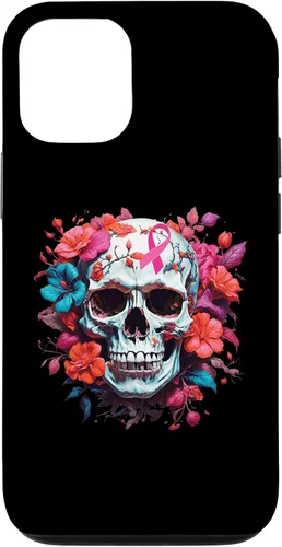 Vista 26 de Breast Cancer Skull Shirt For Women Sugar Skull Pink Ribbon Case for iPhone 16