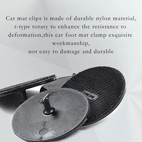 Vista 3 de 4 piezas de sujetadores para alfombrillas de coche, clips de fijación para alfombra de coche, clips/fijos/sujetadores de piso con cerradura