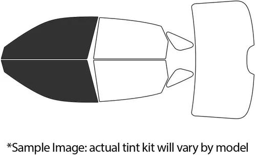 Vista 6 de Rvinyl - Kit de tintado para ventanillas de coche, diseño personalizado, recortes de computadora, solo para ventanas laterales delanteras