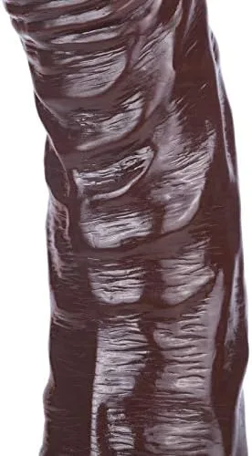 Vista 3 de Consolador realista superior con ventosa, juguetes sexuales anales para punto G vaginal y juego anal, 8.5 pulgadas