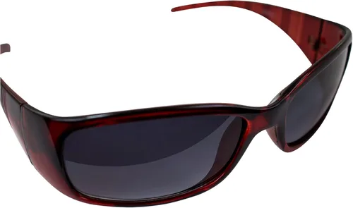 Vista 7 de AlterImage Boardwalk Fashion - Lentes de sol retro para mujer, montura roja envolvente con lentes ahumados degradados, rojo (Red-Smoke)