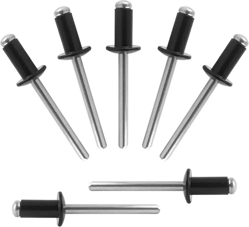 Vista 21 de ALLCLEAN 60 piezas de remaches ciegos de aluminio de 1/4" x 1", remaches pop de 6,4 x 25mm, agarre de aluminio y mandril de acero
