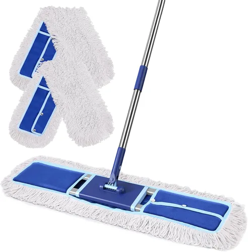Vista 10 de 36" Commercial Dust Mop: Janitor Mop for Floors Cleaning