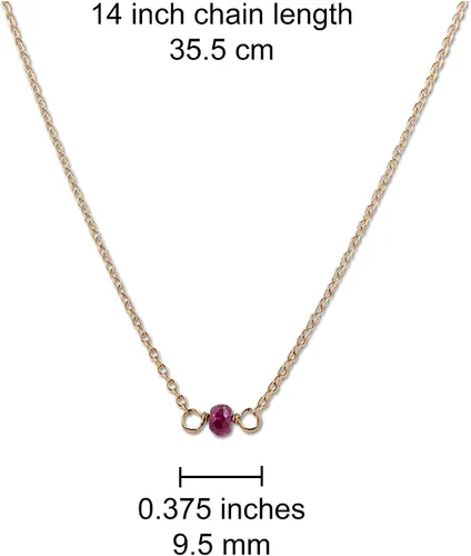 Vista 57 de Gargantilla de piedra natal – Regalo de cumpleaños, regalo para niña, mujer, amiga, hija, esposa, mamá, ella, joyas de piedras preciosas para uso