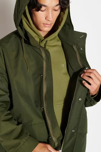 Vista 2 de Not So Ape Parka de gran tamaño, unisex para todo género, fabricada en Japón