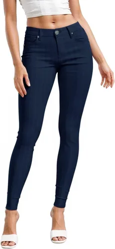 Vista 31 de Hybrid & Company - Pantalones ultraelásticos para mujer, cómodos y ajustados, para el trabajo y ocasiones informales Negro