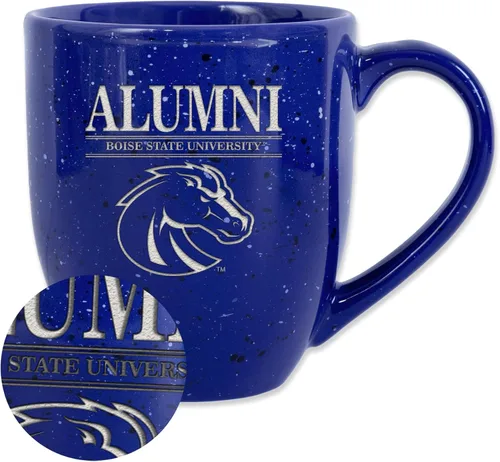 Vista 92 de Rico Industries NCAA Illinois Fighting Illini Alumni - Taza de café de cerámica moteada grabada con láser de 16 onzas
