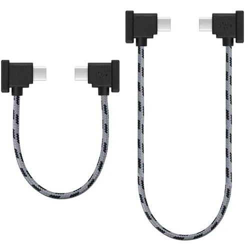 Vista 8 de Cable de control remoto micro a USB C de 1 pie+0.5 pies (paquete de 2) para iPhone 17/16/16e/15 Pro Max, DJI Mavic Mini SE, Mavic 2 Pro/Zoom/Air