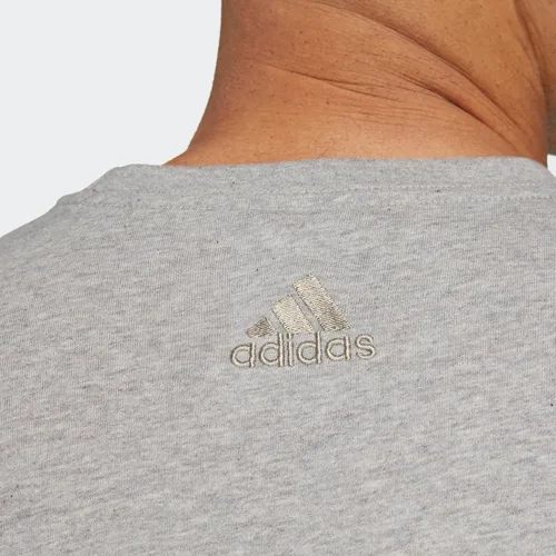 Vista 3 de adidas Camiseta Essentials Single Jersey con Logo Bordado Lineal para Hombre