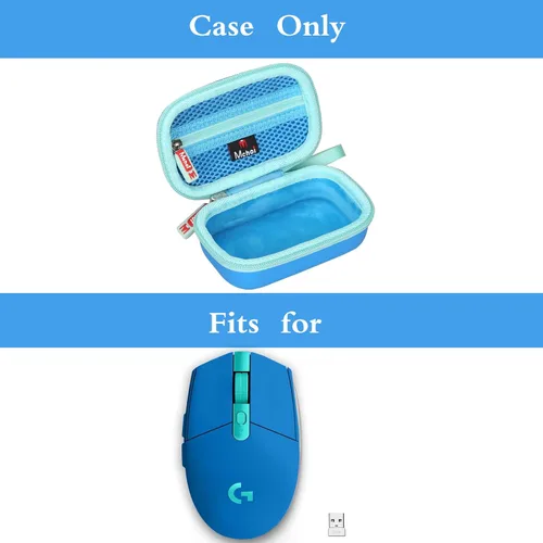 Vista 7 de Mchoi Funda rígida para Logitech G305, solo funda (todo azul)