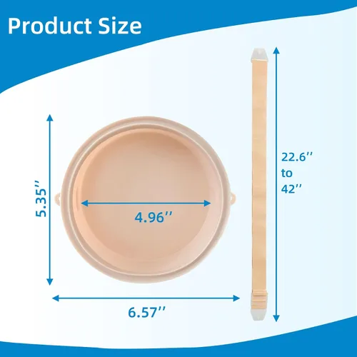 Vista 2 de Cubierta de ducha de ostomía, suministros de ostomía, cubierta de baño impermeable para ostomía, colostomía, protector de heridas de ducha