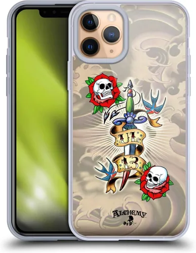 Vista 97 de Head Case Designs Funda de gel con licencia oficial de Alchemy Gothic 13 Dagger Illustration [protección de grado militar] compatible con Apple