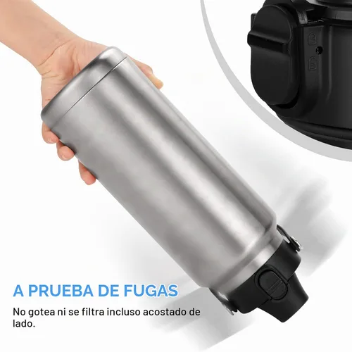 Vista 4 de EIPOSAU Spout Lid for YETI Rambler Bottle, BPA Free, Ideal Chug Cap for YETI, Fits 18 26 36 64 oz Bottles, Replacement Lids with Push Button & Lock
