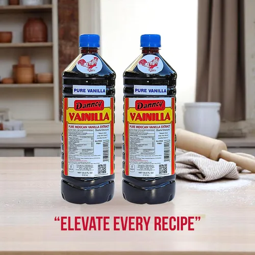Vista 3 de Danncy Vainilla - Vainilla oscura pura - 33oz - Paquete de 2