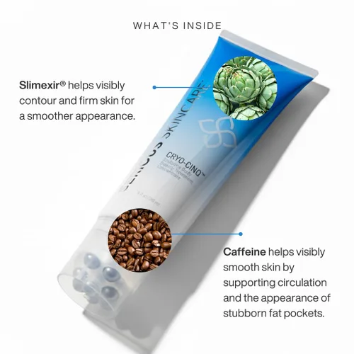 Vista 5 de Serious Skincare Cryo-Cinq Crema corporal reafirmante para brazos y piernas más firmes y suaves, ayuda a controlar el crepe y la celulitis, tensar