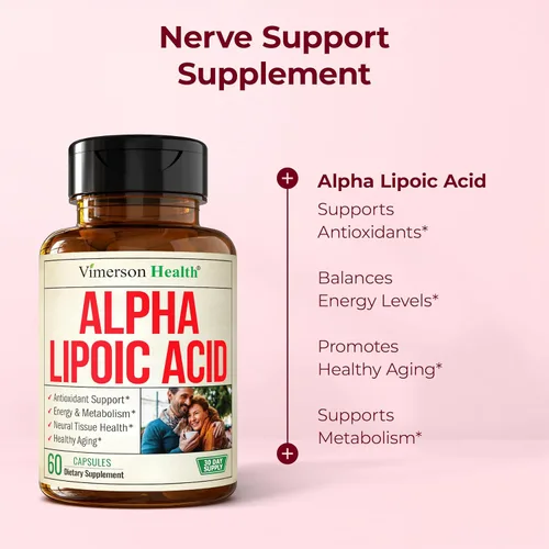 Vista 11 de Ácido alfa lipoico – ALA de alta potencia 650mg para apoyo nervioso 60