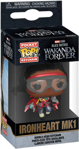 Vista 2 de Funko Pop! Llavero: Marvel: Black Panther: Wakanda Forever - Ironheart MK1