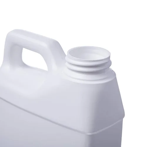 Vista 5 de Consolidated Plastics Botella rectangular F-Style con tapa, HDPE, blanco, 16oz., 12 piezas