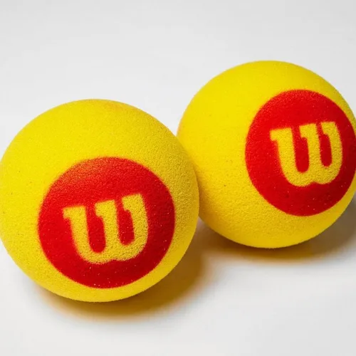 Vista 3 de Wilson Starter - Pelotas de tenis de espuma, amarillo/rojo