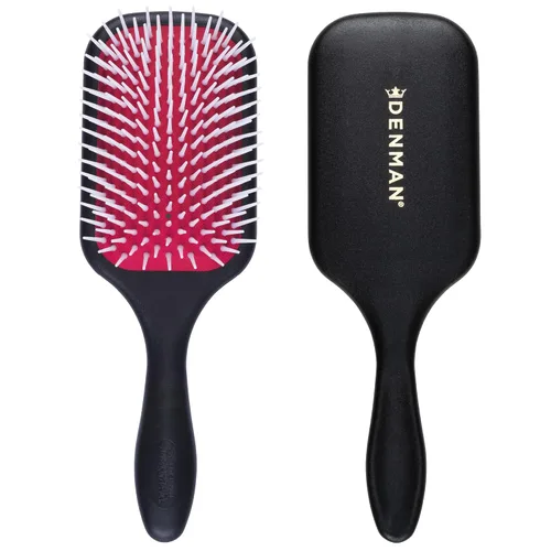Vista 12 de Denman Cepillo de Paleta para Desenredar y Peinar – Desenredador y Estilizador para Cabello Húmedo o Seco para Cabello Rizado, Crespo, Liso, Grueso