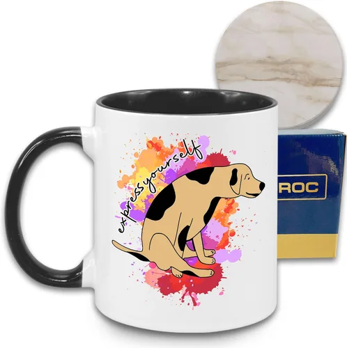 Vista 4 de Vet Tech - Taza de café de 11 onzas con posavasos de cerámica para mujeres y hombres, regalos de la semana de la tecnología veterinaria