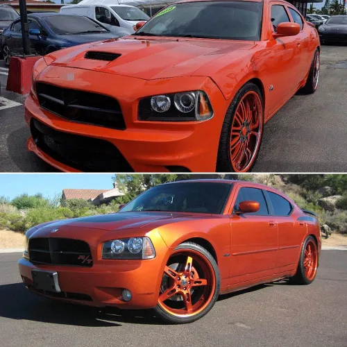 Vista 6 de Para 2006 2007 2008 2009 2010 Dodge Charger Sxt Rt Se Srt8 Conjunto de Reemplazo OEM Parachoques Delantero Lado del Pasajero Carcasa de luz