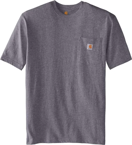Vista 9 de Carhartt Camiseta de manga corta pesada con bolsillo para hombre