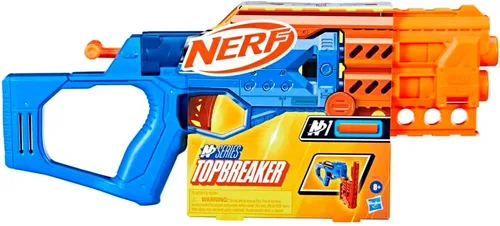 Vista 2 de Nerf N Series Topbreaker Dart Blaster, 4 dardos oficiales Nerf N Series N1