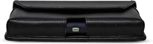 Vista 3 de Turtleback Funda hecha para Note 20 Ultra compatible con OB Defender o fundas voluminosas, clip de cinturón de metal ejecutivo, bolsa de cuero