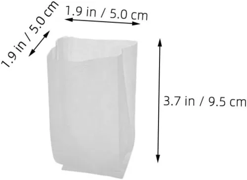 Vista 8 de 200pcs Non-Woven Fabric Grow Bags Thickened Seedling Nursery Planters 9x12cm Biodegradable Garden Planting Pots for Vegetable and Flower Cultivation