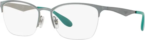 Vista 3 de Ray-Ban RX6345-2919 Eyeglasses SilverLight Green wDemo Lens 52mm