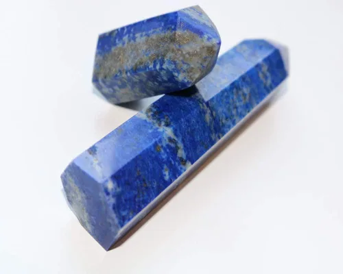 Vista 25 de StoneStory Figura de prisma facetada de punto de cristal curativo de ojo de tigre natural, paquete de 2 piedras preciosas de reiki, ojo de tigre