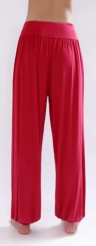 Vista 2 de Pantalones de algodón modal para mujer de AvaCostume, pantalones suaves para practicar yoga o deportes.