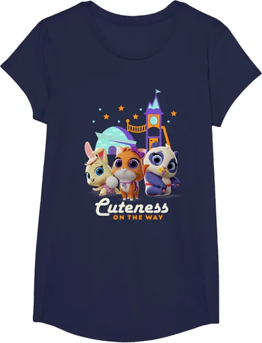 Vista 26 de Disney Camiseta Junior T.O.T.S. Cuteness On the Way Negro