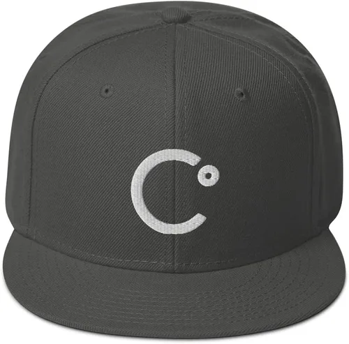 Vista 10 de Celsius Cryptocurrency Logo Hat (Gorra Snapback de mezcla de lana bordada)