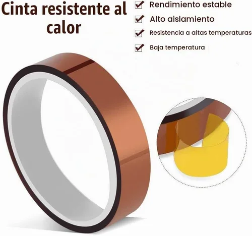 Vista 5 de Cinta de aislamiento de película PI resistente al calor de alta temperatura, taza de tinte de sublimación, cinta electrónica de poliimida