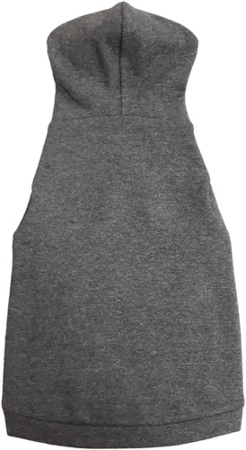 Vista 6 de Sphynx Cat - Sudadera con capucha gris oscuro, ropa para gatos desnudos y sin pelo (talla S)