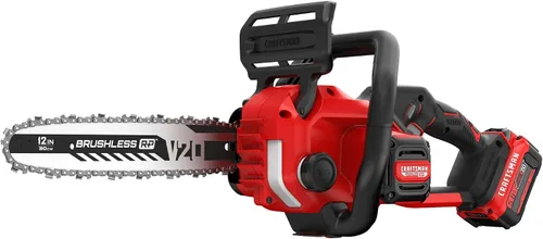 Vista 15 de CRAFTSMAN Mini Motosierra, Mini Motosierra Inalámbrica de 10 Pulgadas, Motosierra Eléctrica, Batería V20 y Cargador Incluidos, Cortador de Árboles