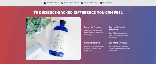 Vista 7 de Silver Biotics Multivalent SilverSol Technology Ag4O4 - Apoyo inmunológico de 10 PPM Bio-Hacking Inmune Building Natural Support