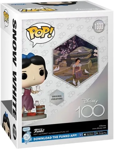 Vista 3 de Funko Disney 100 Blancanieves y los siete enanitos 1937: Blancanieves en trapos
