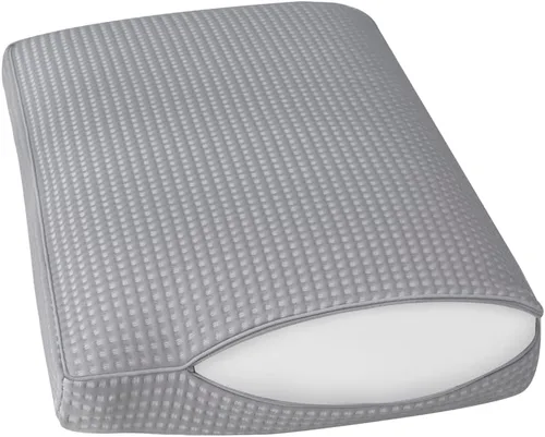 Vista 7 de STONECREST - Protector de almohada con refuerzo, 1 unidad, fundas de almohada con refuerzo de alta calidad con cremallera (blanco, Queen)