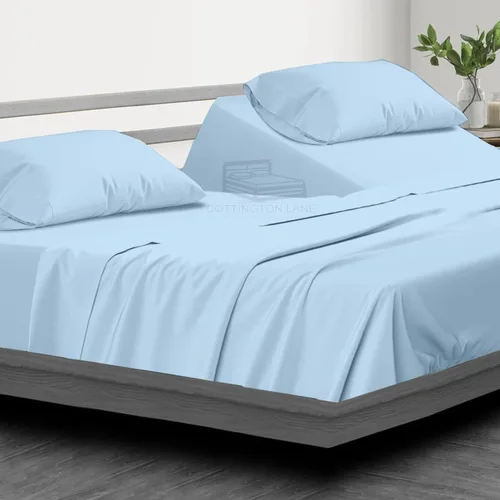 Vista 39 de Cottington Lane Juego de sábanas de 4 piezas tamaño individual, ropa de cama de microfibra ultra suave con bolsillo profundo de 16 pulgadas