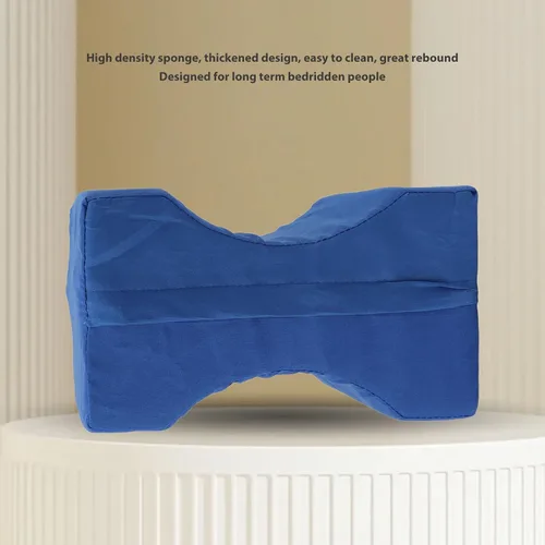 Vista 5 de Almohada de rodilla para dormir de lado, almohada de espuma viscoelástica para piernas entre las piernas, almohada para dolor de cadera y espalda