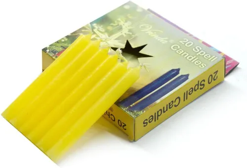 Vista 6 de Vrinda® Mini Chime Ritual Spell - Velas cónicas sin perfume de 4 pulgadas (surtido (paquete de 40)