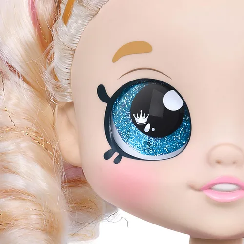 Vista 4 de Kindi Kids Scented Sisters - Muñeca de juego preescolar de 10 pulgadas - Tiara Sparkles