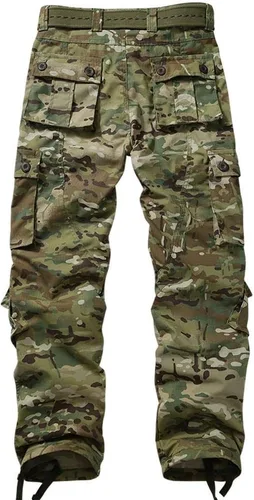Vista 2 de AKARMY Pantalones de senderismo ligeros para hombre, pantalones cargo Ripstop de secado rápido para exteriores, pantalones de trabajo casuales