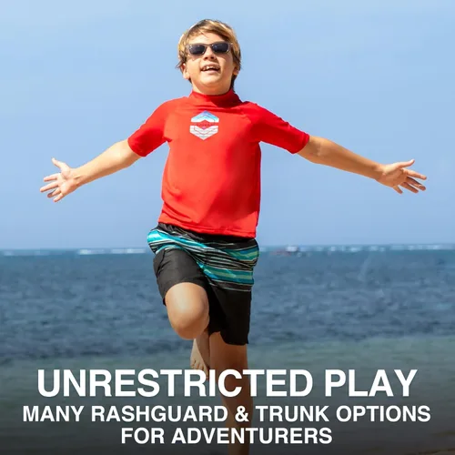 Vista 4 de Kanu Surf Boys Haywire UPF 50+ Sun Protective Rashguard Swim Shirt