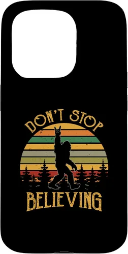 Vista 14 de Don't Stop Believing Bigfoot Rock And Roll Sasquatch Case for iPhone 16