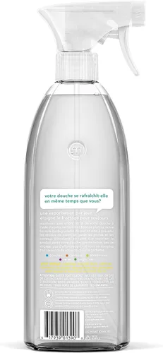 Vista 2 de Method Spray limpiador diario de ducha, rociar y alejarse, aroma a menta de eucalipto, 28 onzas líquidas (paquete de 4), el embalaje puede variar